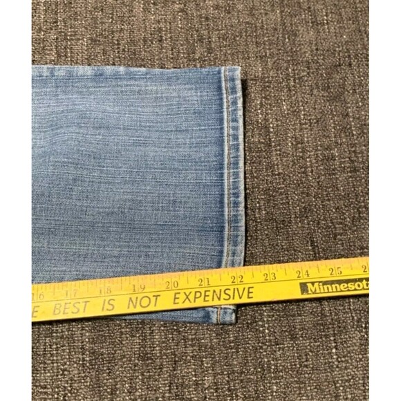 Bucke BKE Jeans Womens 30 Blue Crop Capri Stretch Casual Straight Distressed - Picture 14 of 15